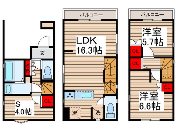 Kolet柴又#10の物件間取画像